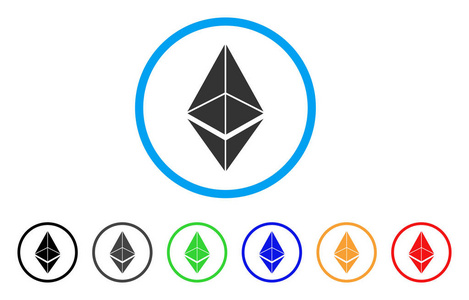 Ethereum 圆角图标