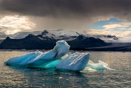 jokulsarlon 环礁湖