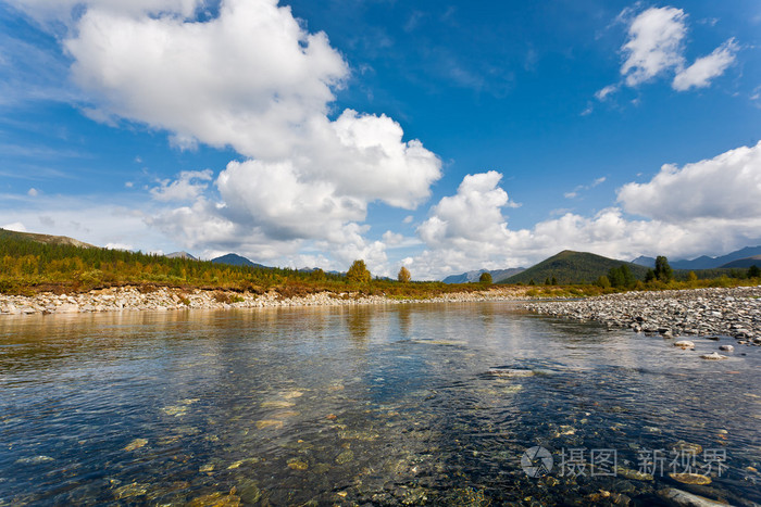 在乌拉尔山中的野生风景