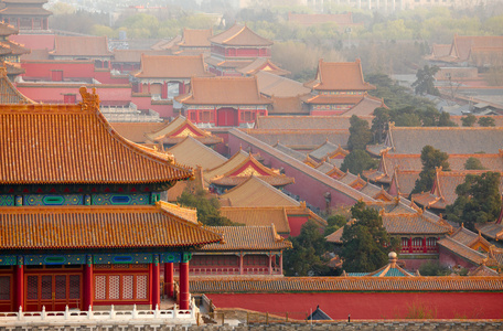 紫禁城。北京中国