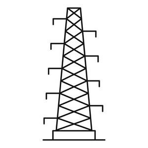 电力站图标，大纲样式