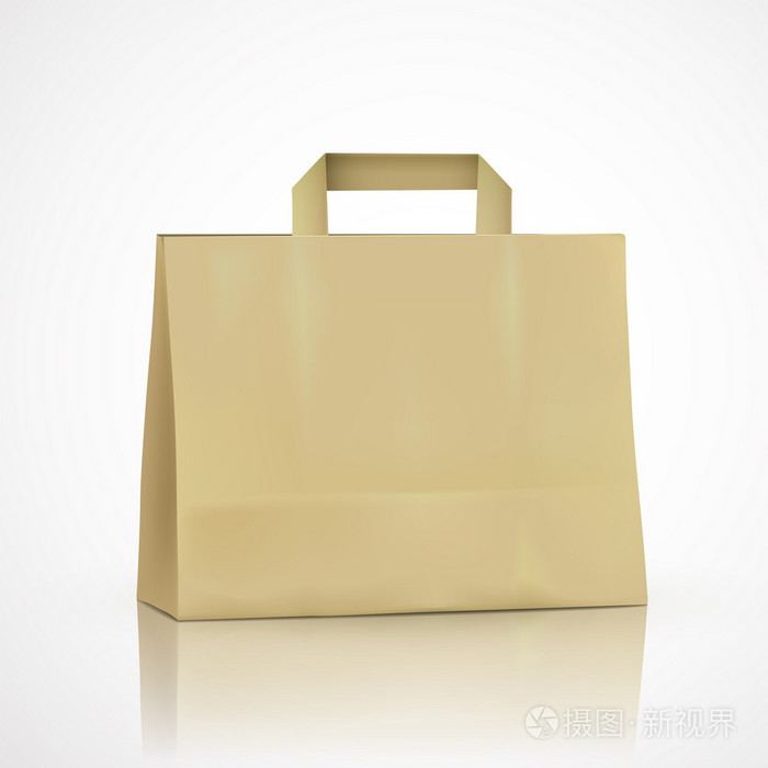 空白牛皮纸购物袋