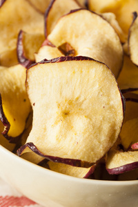 烤土豆片脱水的苹果图片