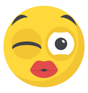 emoji 表情的平面图标设计