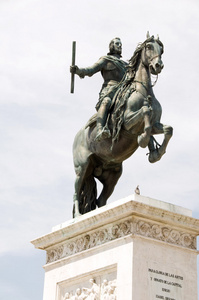 雕像菲利普 iv 西班牙马德里