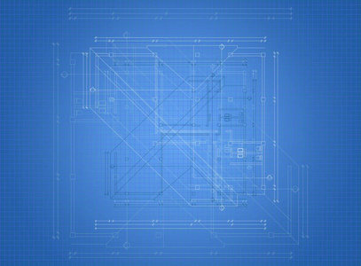 建筑矢量公寓平面图