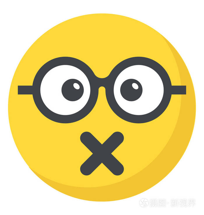 无言笑脸的平面图标设计