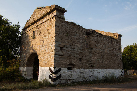 乌克兰 Ternopil 地区 Okopy 村旧城堡遗址