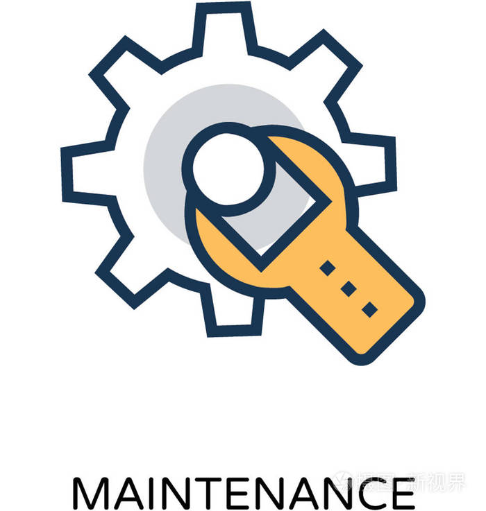 维护彩色矢量图标