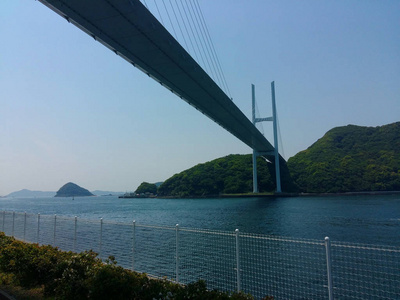 日本长崎城市真女神大桥地标
