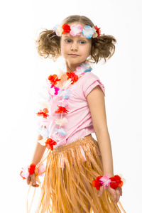 孩子在夏威夷连衣裙图片