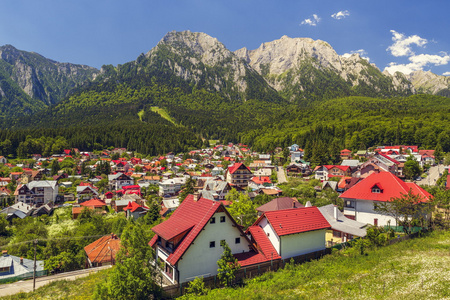 夏天山风景