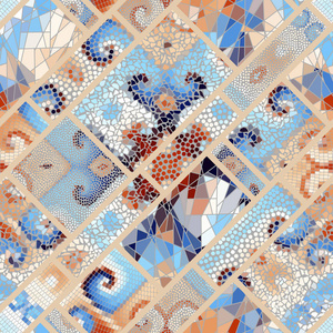 无缝拼接图案照片