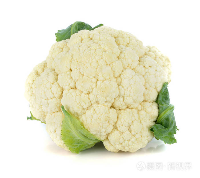 花椰菜在白色背景上孤立