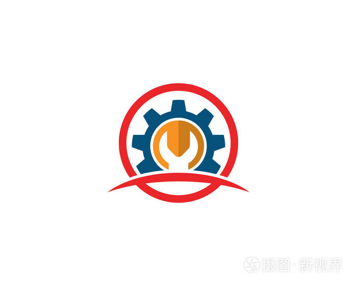 修理齿轮标志和符号