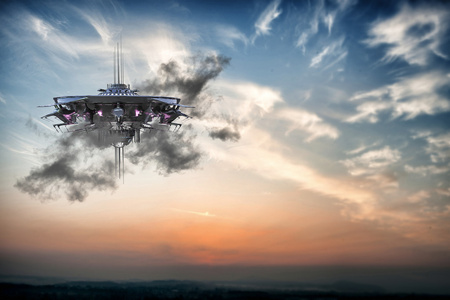 神秘访客ufo 飞船照片