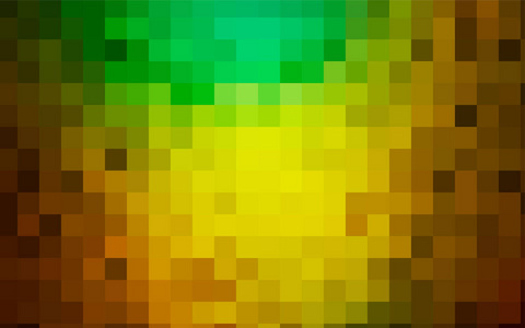 淡绿色 黄色矢量背景矩形和正方形