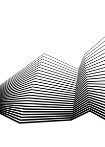 抽象背景多条折线从厚到 thin02照片