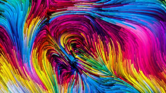 色彩缤纷的幻彩照片