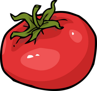 卡通涂鸦西红柿照片