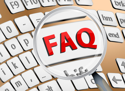 键盘上的 faq 缩放