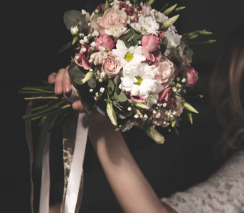 新娘手捧花花束