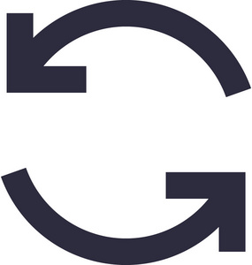 同步平面矢量图标照片