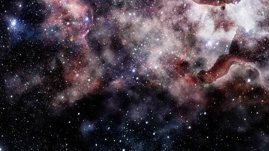 充满了恒星 星云 星系的宇宙
