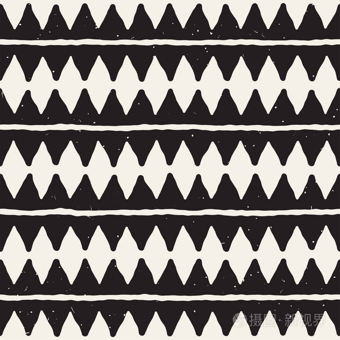 复古垃圾手绘锯齿线纹理插画-正版商用图片07mogp-摄图新视界