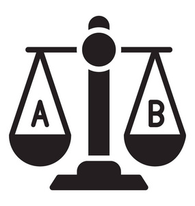 用于 ab 测试的重量秤照片