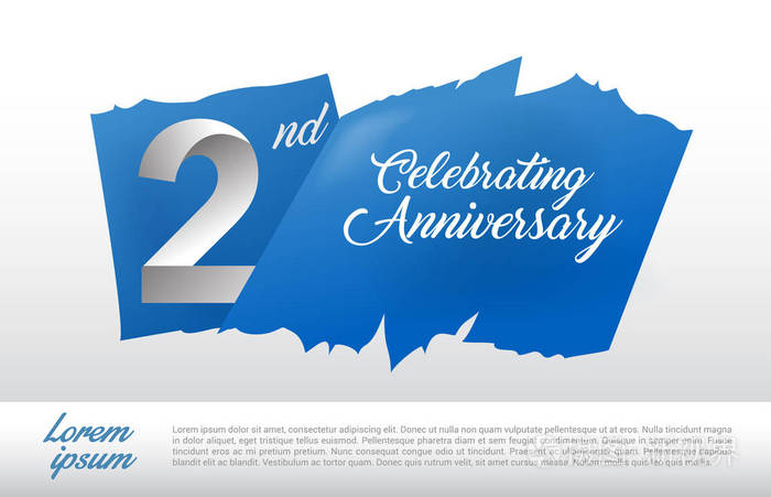 2年纪念装饰背景