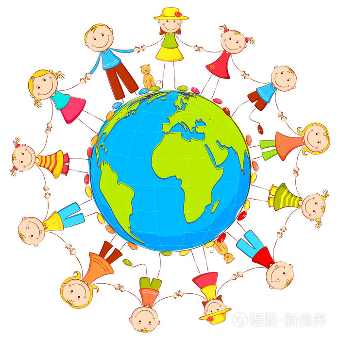 环绕地球的孩子