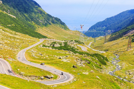 罗马尼亚喀尔巴阡山路 transfagarasan