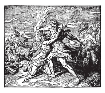 愁死人插画-愁死人手绘-愁死人卡通图-摄图新视界