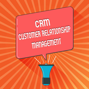 概念手写显示 Crm 客户关系管理。商业照片展示管理和分析客户互动
