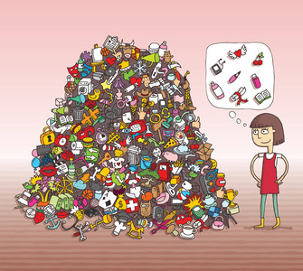 甲虫模式年轻可爱的可爱猫咪隐藏白色背景下的大力士甲虫彩色甲虫隐藏