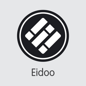 Eidoo Cryptocurrency 矢量象形文字符号