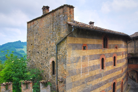 gropparello 的城堡。艾米利亚罗马涅。意大利