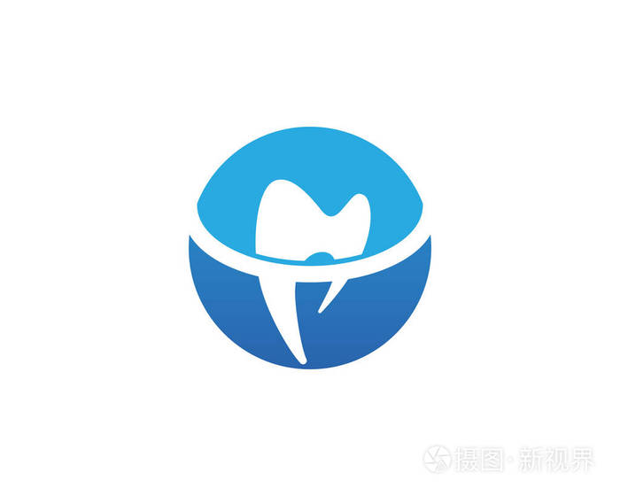 牙齿保健的标志和符号模板图标的应用程序