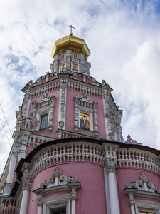 莫斯科，俄罗斯，在 2014 年 9 月 23 日。正统的寺庙建筑细节