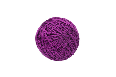 在球坑与五颜六色的球特写堆的彩色毛线球, 白色, 蓝色, 粉红色,紫色