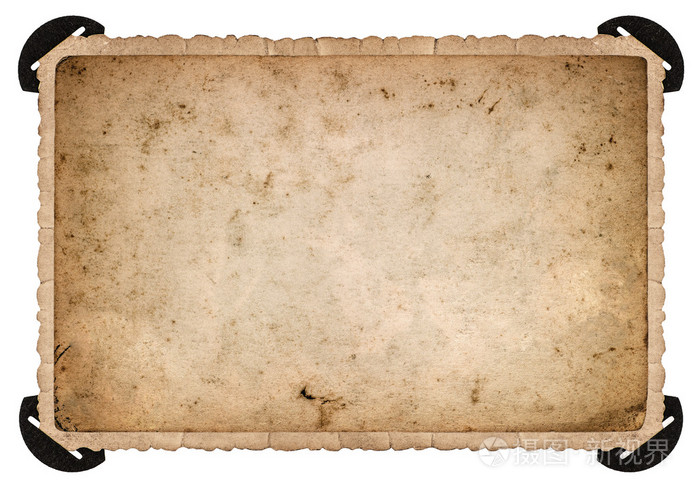 老照片卡角.相框.老年的纸