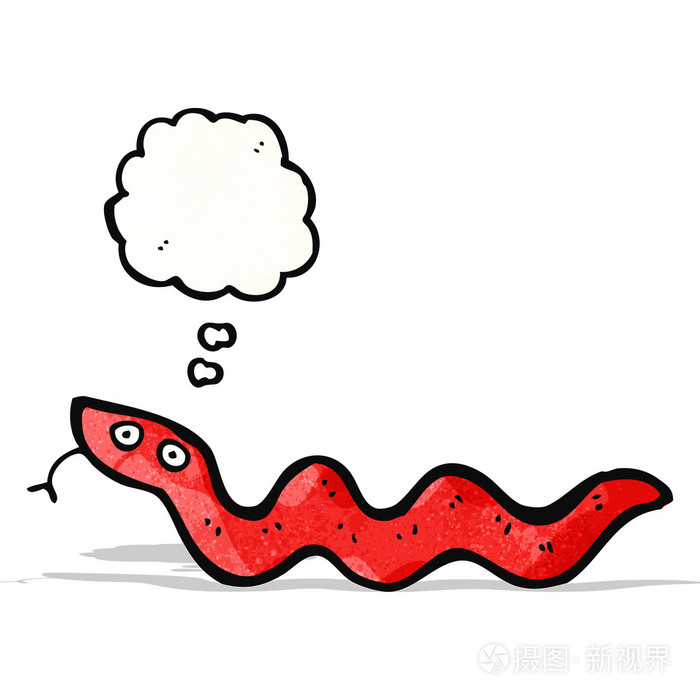 卡通爬蛇蛇