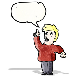 卡通人询问问题图片