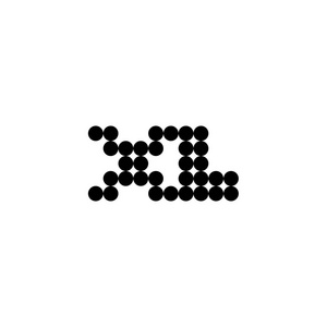 点矢量徽标字母 xl. xl 字母设计向量