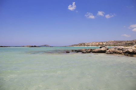 Elafonisi 海滩, 克里特岛, 希腊