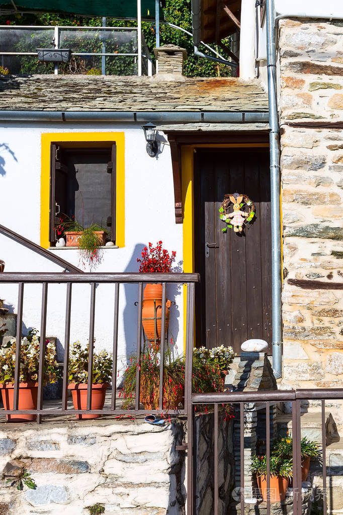 希腊复活节希腊乡村住宅墙