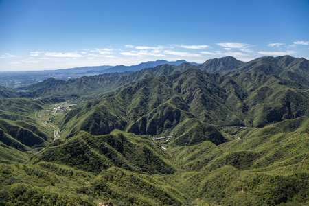 居庸关，中国。如诗如画的山风景