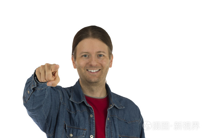 他的手指指着你的人