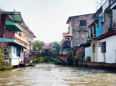 曼谷河运河庙堂